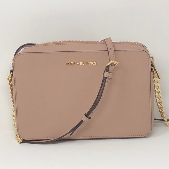 NWT Michael Kors Jet Set item crossbody Fawn - Picture 2 of 6